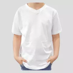 SIABATTO - Camiseta Niño Algodón Cuello V - 3559