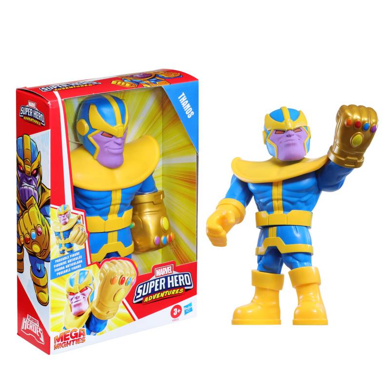 MARVEL - Figura Marvel Super Hero Adventures Mega Mighties Thanos