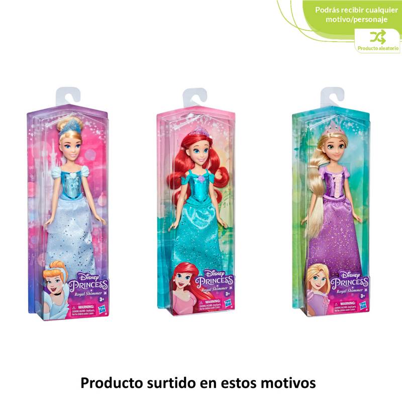 DISNEY - Muñeca Disney Princesas Royal Shimmer Surtido A