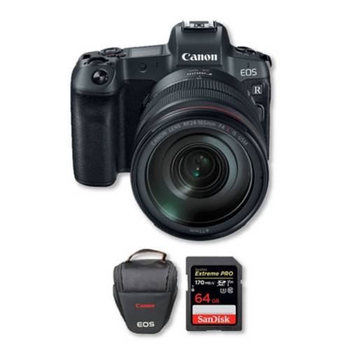 Canon eos R con lente 24-105mm + memoria + bolso