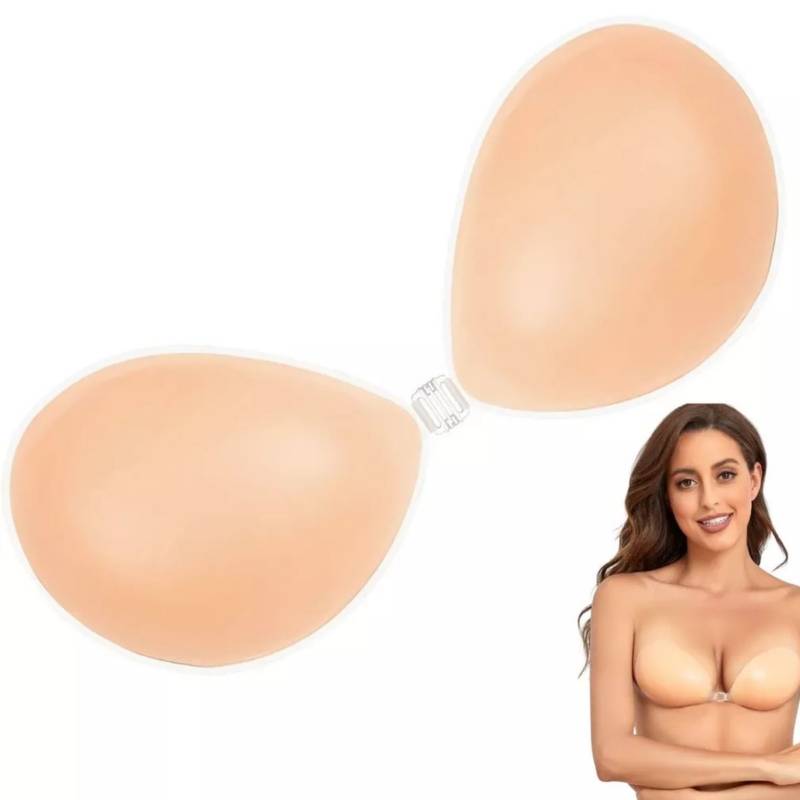 Brasier Invisible Sostén Push Up Adhesivo Silicona Realce. GENERICO