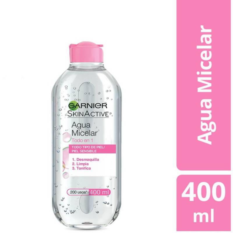 Agua Micelar Garnier Skinactive Express Aclara x 400 ml