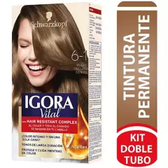 IGORA - Tinte Igora Vital Permanente Oscuro Cenizo 6-1