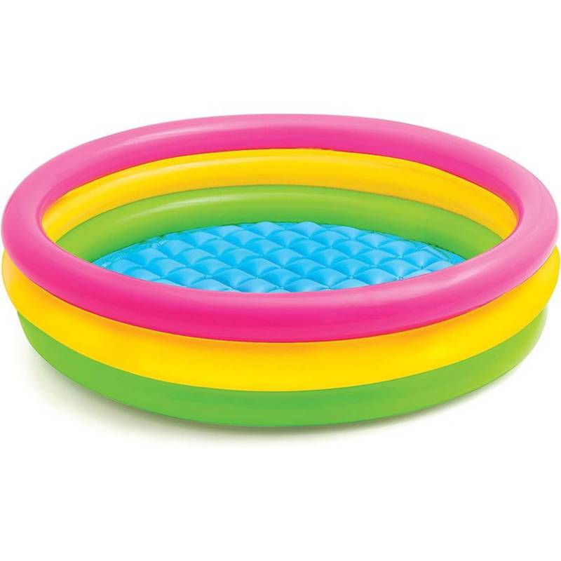 Kit Piscina Inflable Intex Multicolor Pequeña + 100 Pelotas