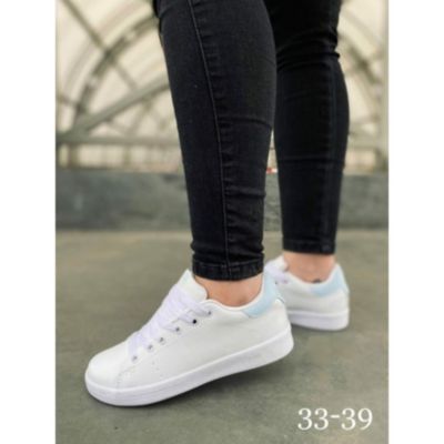 Zapato Casual Mujer Tenis Blancos Clasicos Mujer EVEGONZ