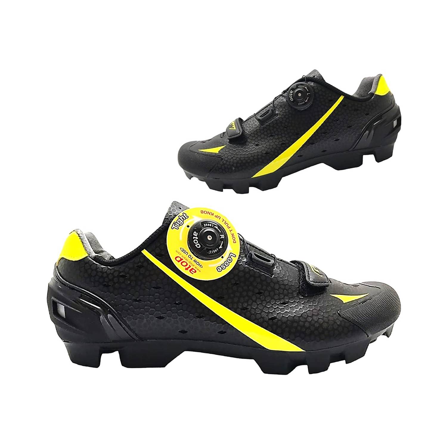 Zapatillas de Ciclismo Mountain Gear para Hombre Bicicroscu. Zapatos para  montar bicicleta
