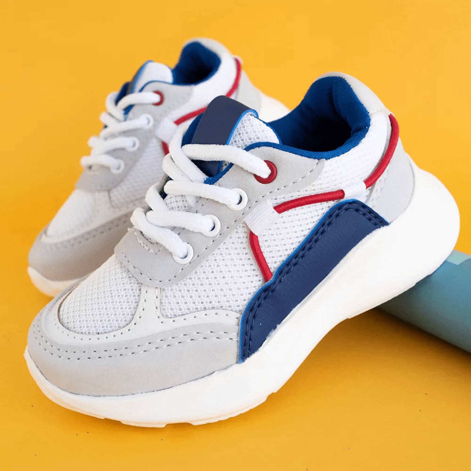 Tenis Magnific Blanco y Azul– PAPOS