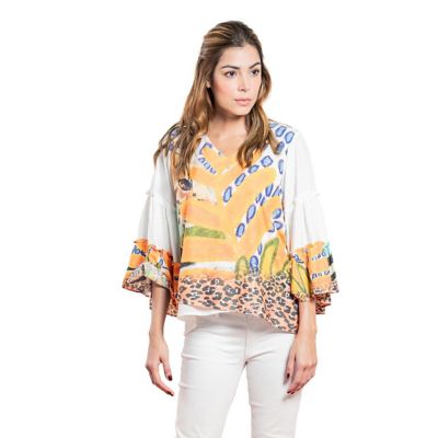 Blusa Mujer Manga 3/4 Frida