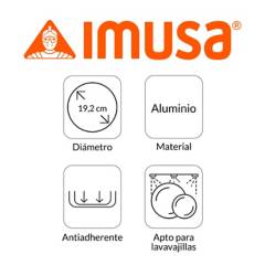 IMUSA - Set x2 Parillas para Arepas Imusa