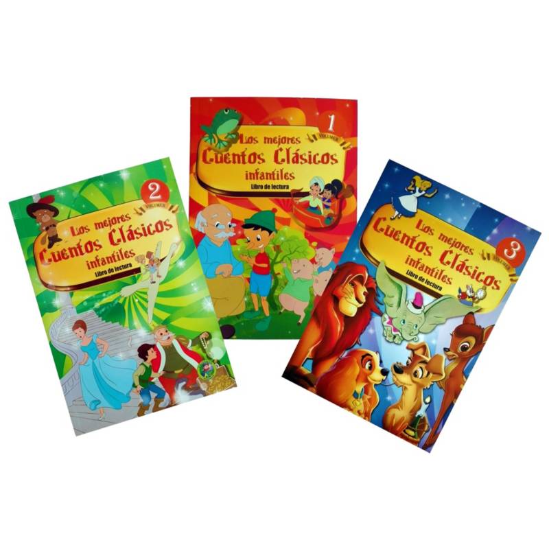 Set de libros de cuentos infantiles Genérico Historias