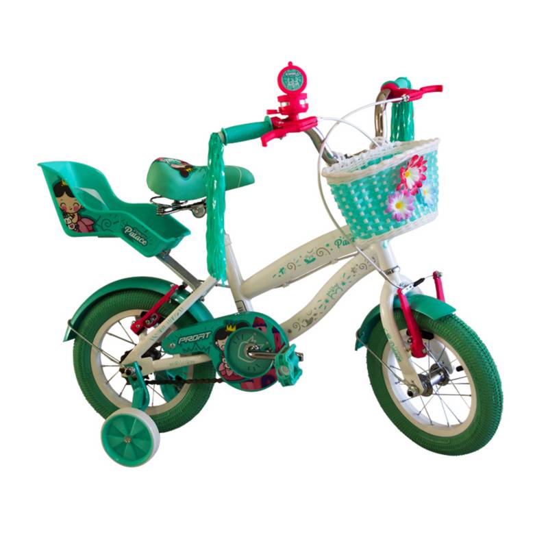 Bicicleta para niñas rin 12 - 2 a 5 años Palace Blanco DRIVE