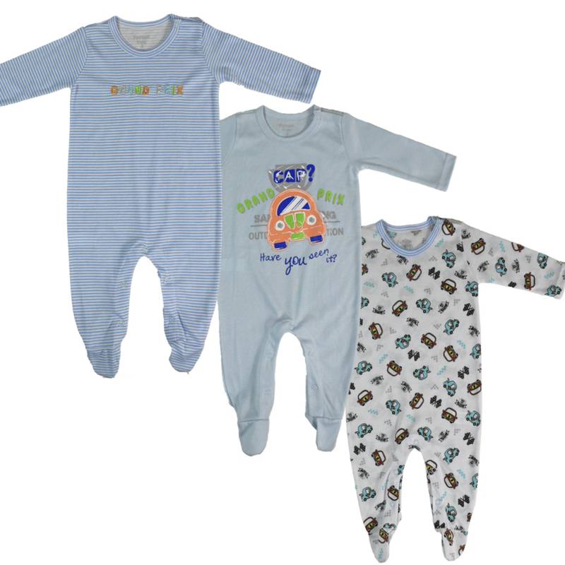 Pijamas bebé niño set x 3 MUNDO BEBE