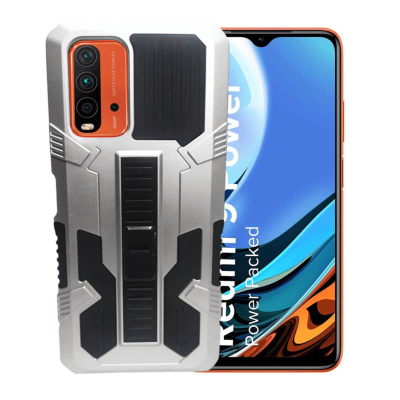 Funda Xiaomi MI 9T Armor Anti-Golpes Plata