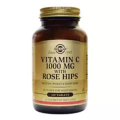 SOLGAR - Vitamina C 1000mg Rose Hips Solgar X 100 Tabletas