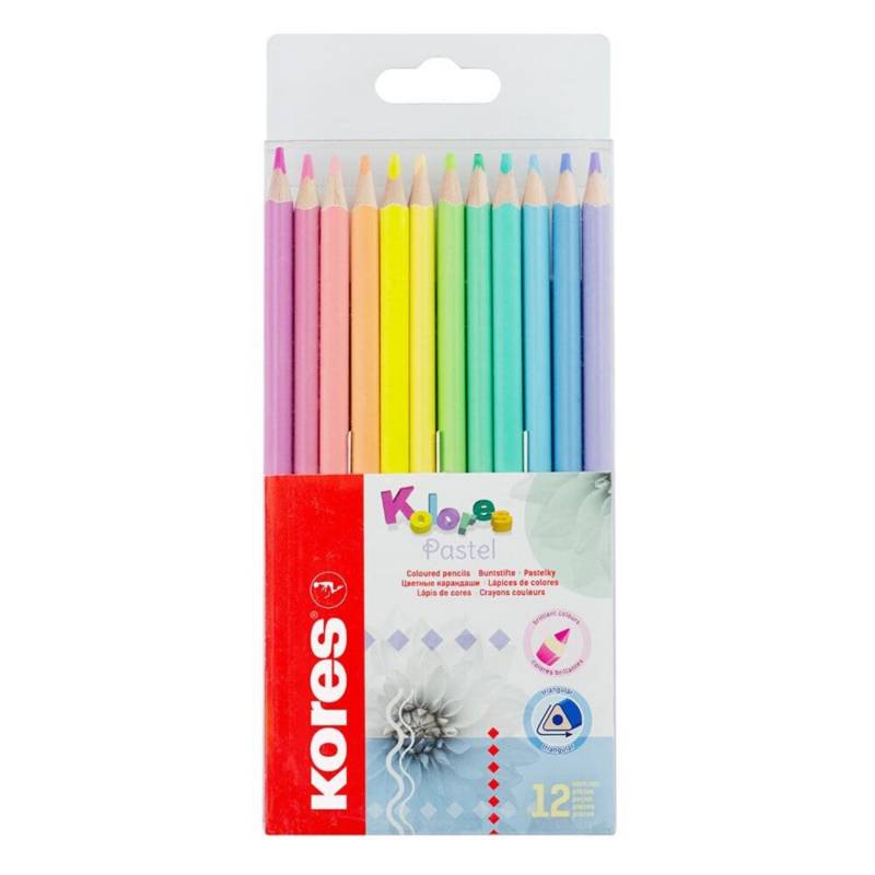 Colores kores pastel x 12 unidades KORES 