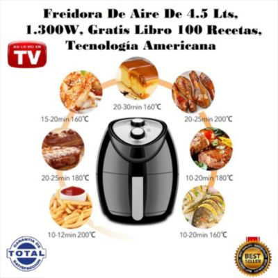 Olla Freidora De Aire Power Oven Swisshome 5 Lt Mas Obsequio SWISSHOME DR  HOFFMAN