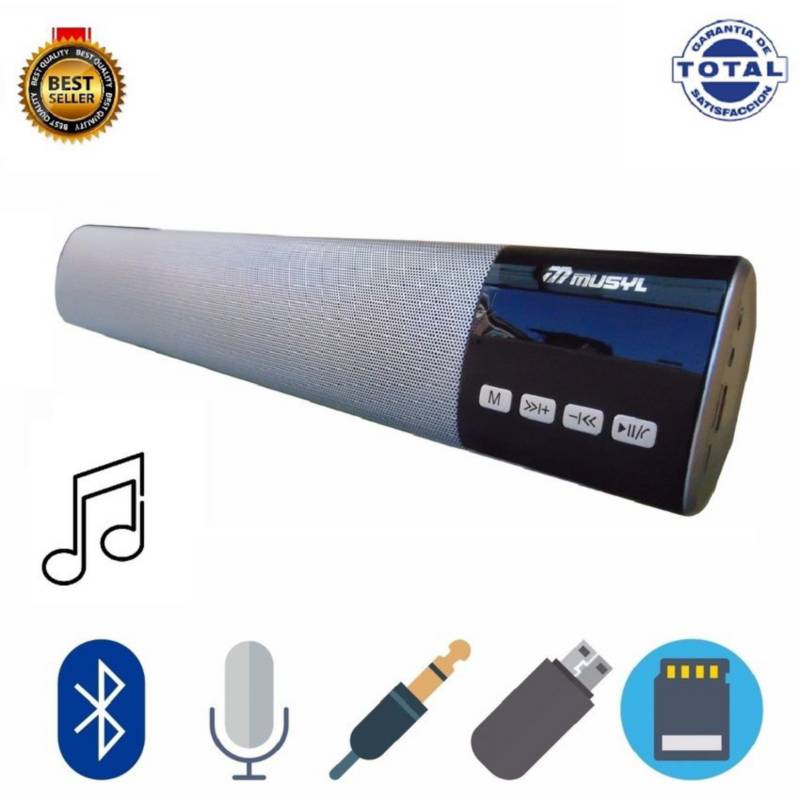 Barra de Sonido Ngs Wireless Soundbar 40 W Bluetooth Optica / Aux / Usb con  Mando. Altavoces . La Superpapelería