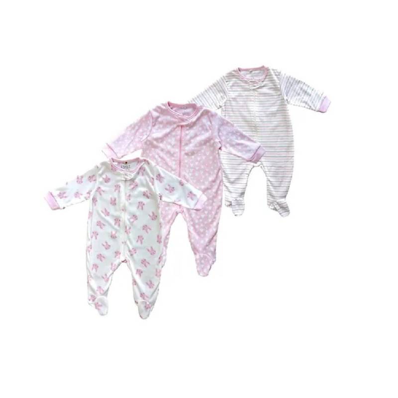 Pijamas bebé niña set x 3 MUNDO | falabella.com