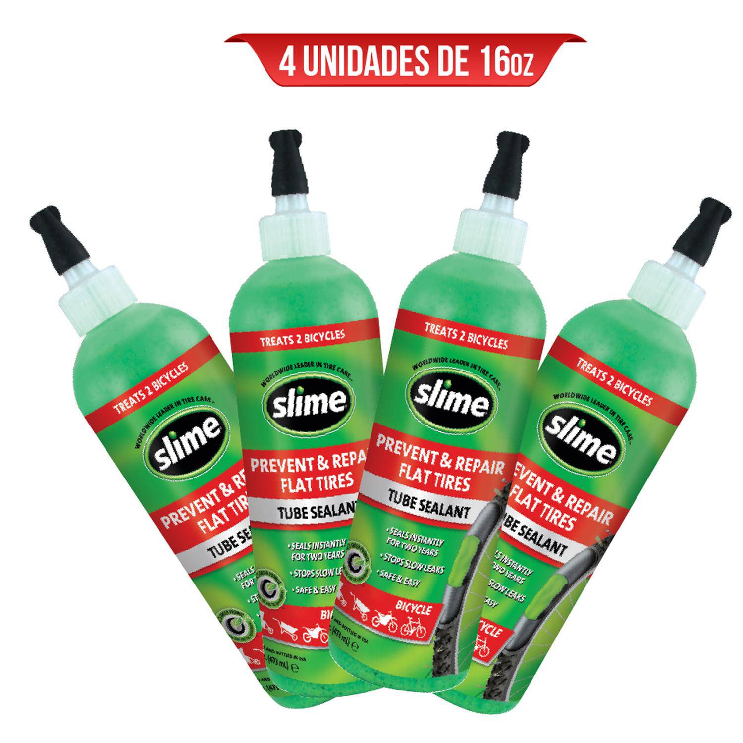 kit Antipinchazos Para Llantas Con Neumático Slime 16 Oz + Cuellero Ti –  Tienda JSJ