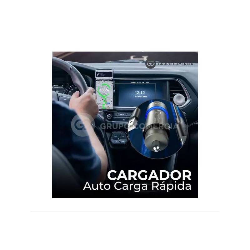 Turbo Cargador Para Auto Carga Rapida Qc 3.0