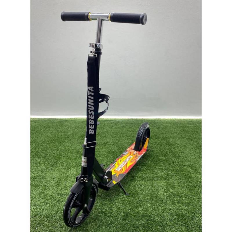 Scooter Monopatín Profesional Niños Grandes 5-16 Años- Rojo