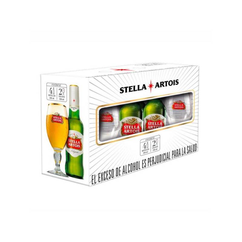 STELLA ARTOIS - Cerveza Stella Artois 330ml X24