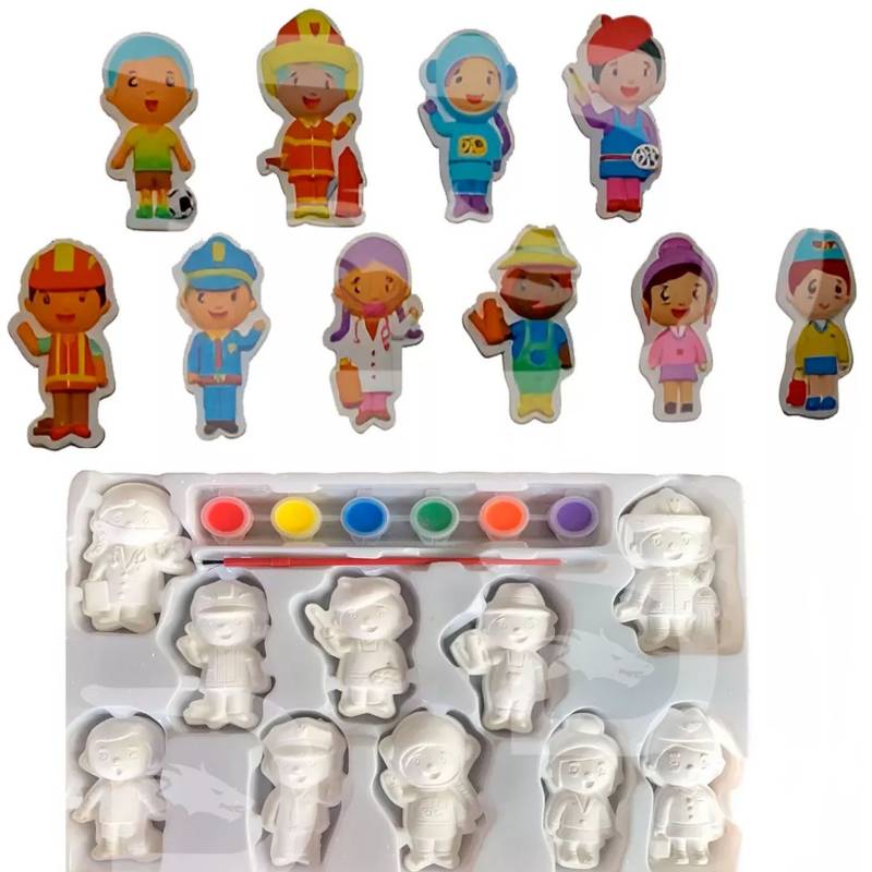 Ceramica Figuras En Yeso Kit De Pintura Para Niños Y Adultos