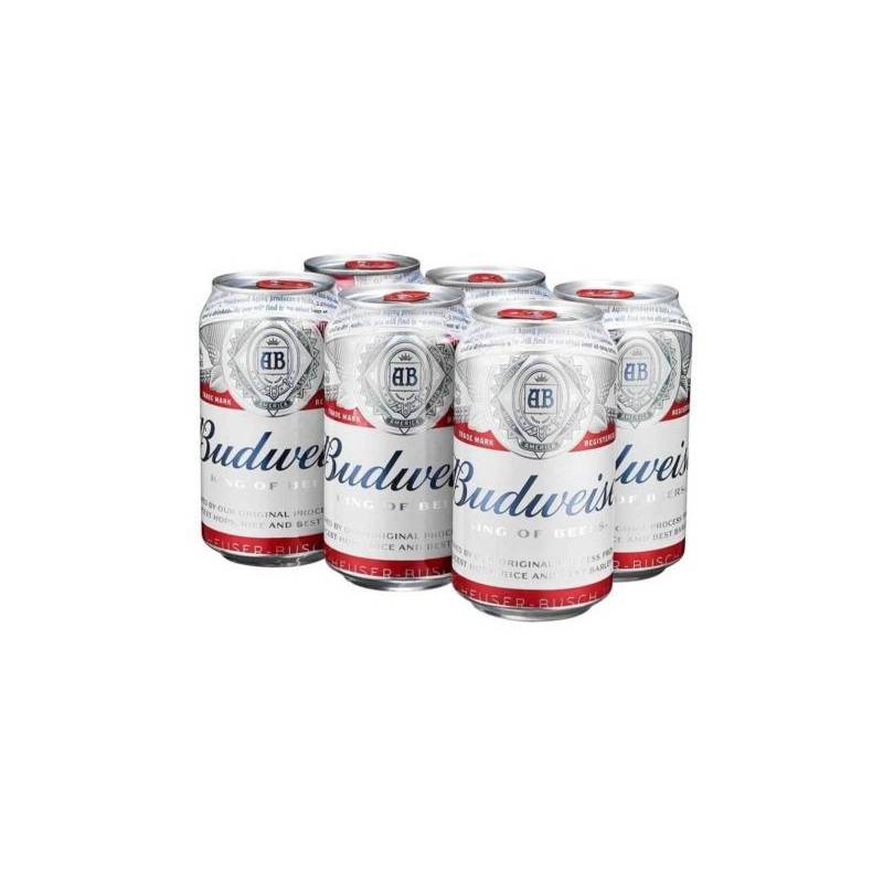 BUDWEISER - Six Pack Budweiser Lata