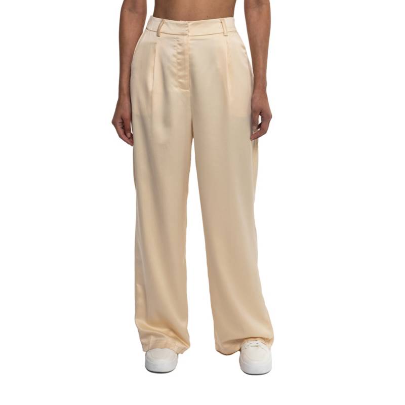 Pantalón jogger satin mujer de bolsillos estilo ancho nuevo