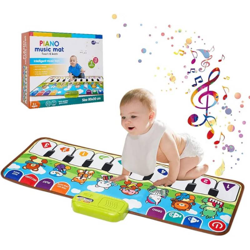 Tapete de actividades de Piano para bebé, tapete de juego multifuncional  para bebé, tapete de juego de aprendizaje para bebé, tapete de música para  Fitness creado magistralmente