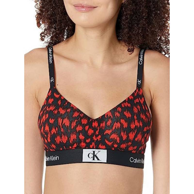 Bralette Con Forro Ligero Mujer Rojo Calvin Klein CALVIN KLEIN