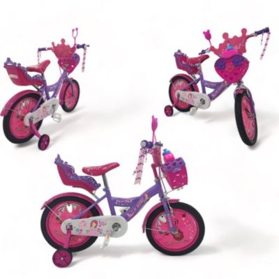 Bicicleta Para Niña Princesas RIN 16 Edad 4 a 8 Años BEBESUNITA