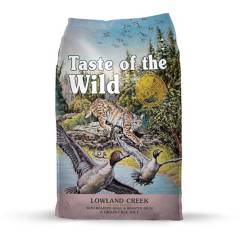 TASTE OF THE WILD - Taste Of The Wild Gatos Lowland Creek Codorniz Pato 14lb New