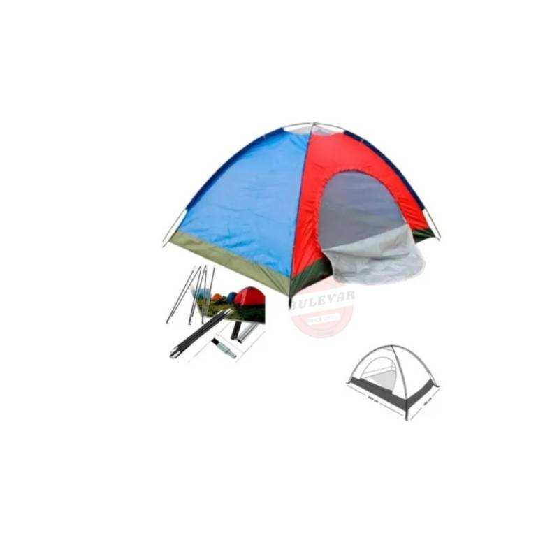 Carpa Camping Para 2 Personas Mosquitero Portátil Alluma