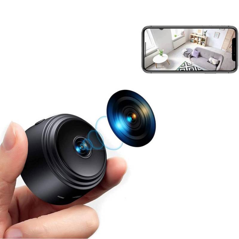 2PK Mini Camara Oculta Espia De Seguridad WiFi 1080P Inalambrica Con Audio  Video