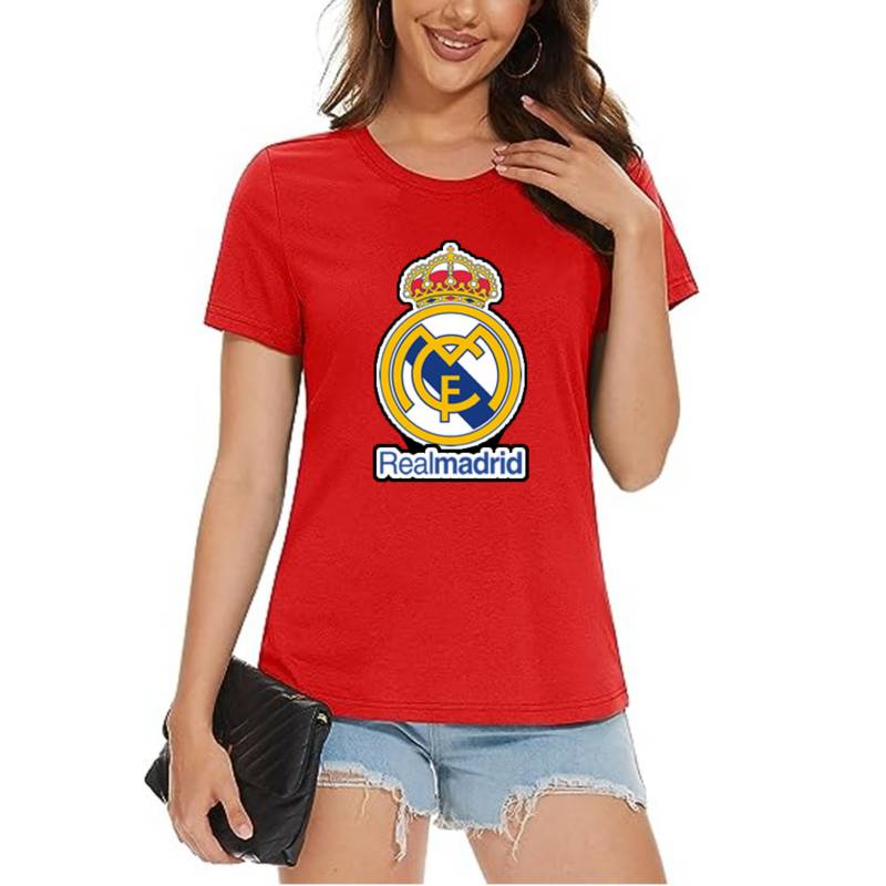 Camiseta Amarilla Mujer Madrid ADN