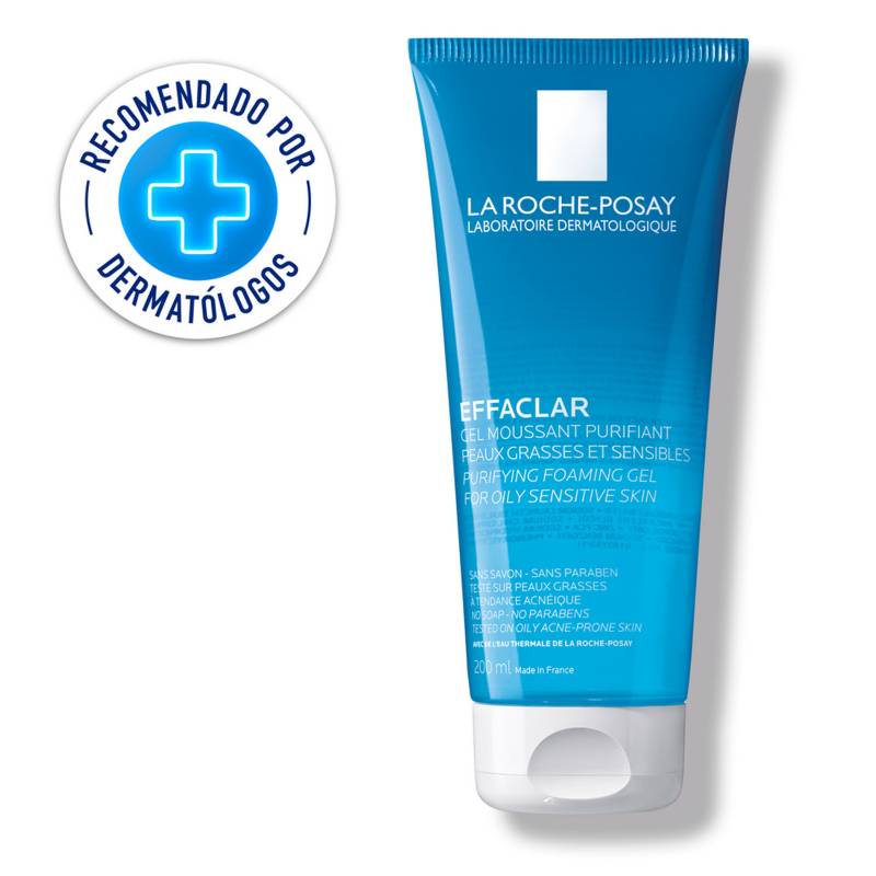 La Roche Posay - Gel limpiador Facial piel grasa y/o tendencia acnéica La Roche Posay Effaclar Gel 200 ml