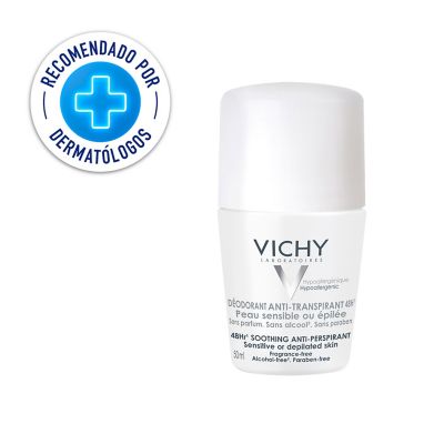 Desodorante Anti Transpirante Vichy Deo Roll-On Piel Sensible 48 Hr 50 ml