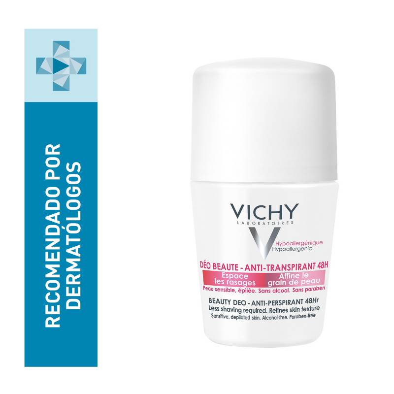 VICHY - Desodorante Anti Transpirante Vichy Roll-On Deo Beauty 48 Hr 50 ml
