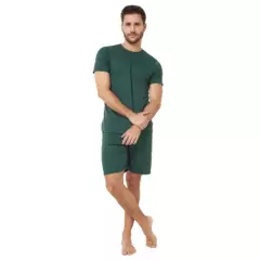 SANTANA - Pijama Hombre Roger Santana Verde Oscuro