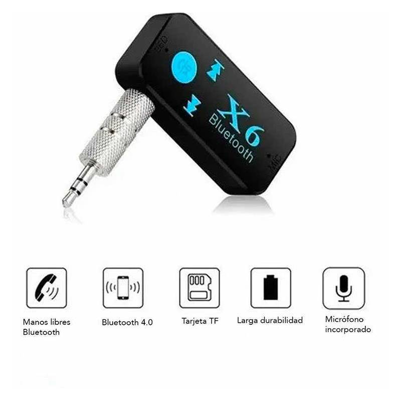 Receptor Auxiliar Audio Bluetooth Jack 35mm Dongle Usb Bt04 GENERICO