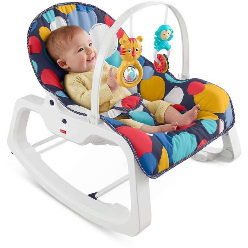 Silla mecedora para bebé Fisher-Price BGB00 X7033 celeste