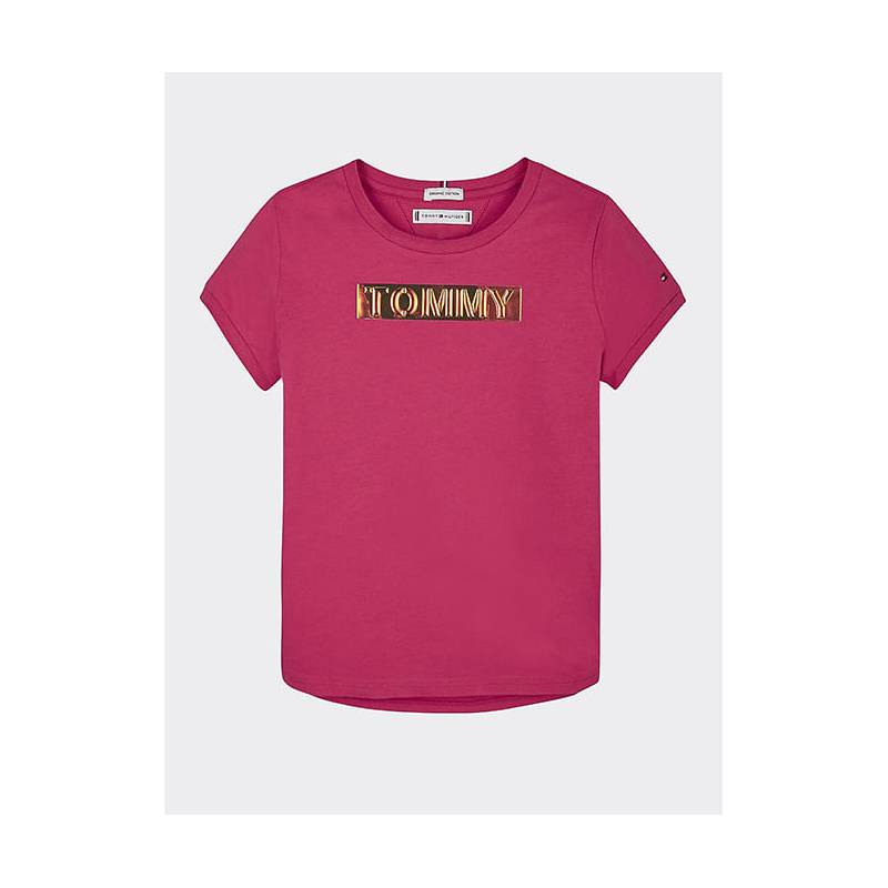 Camiseta Tommy Hilfiger Foil para Niña Blanca