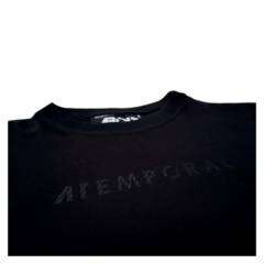 ABOUT - Camiseta ABOUT Negra de Hombre en Algodón Peruano Pima con Estampado