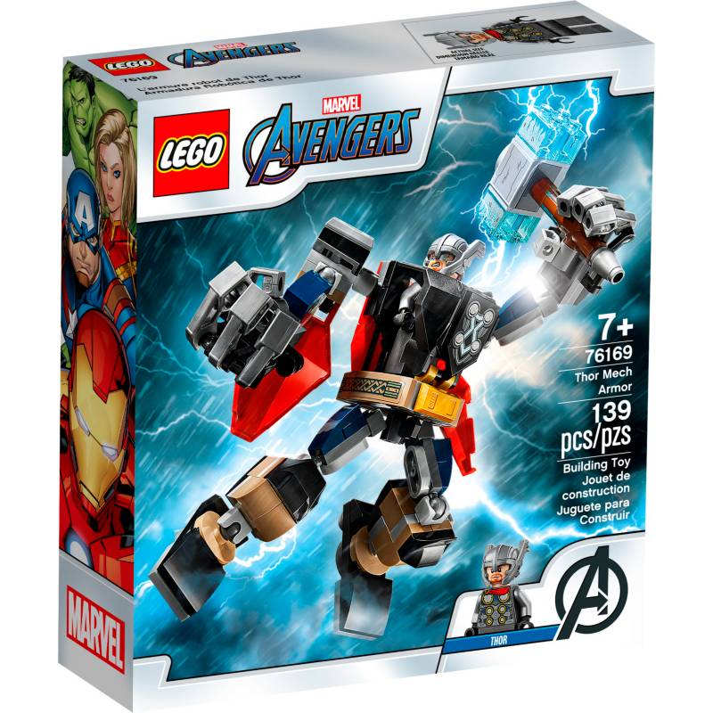 LEGO - Juguete didácticos Lego Marvel Super Héroes Armadura Robótica De Thor