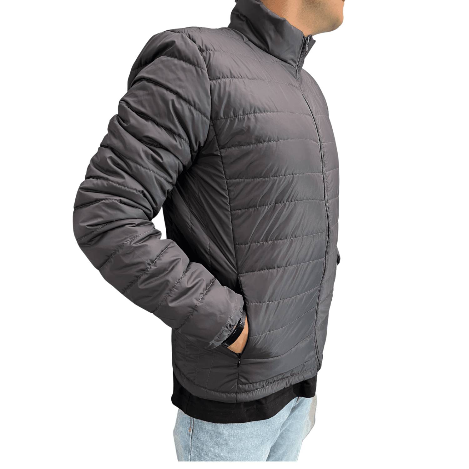 Chaqueta BLANCA hombre impermeable térmica GENERICO