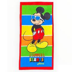 Disney - Toalla Infantil 320 g Mickey Pepas 60 x 120 cm