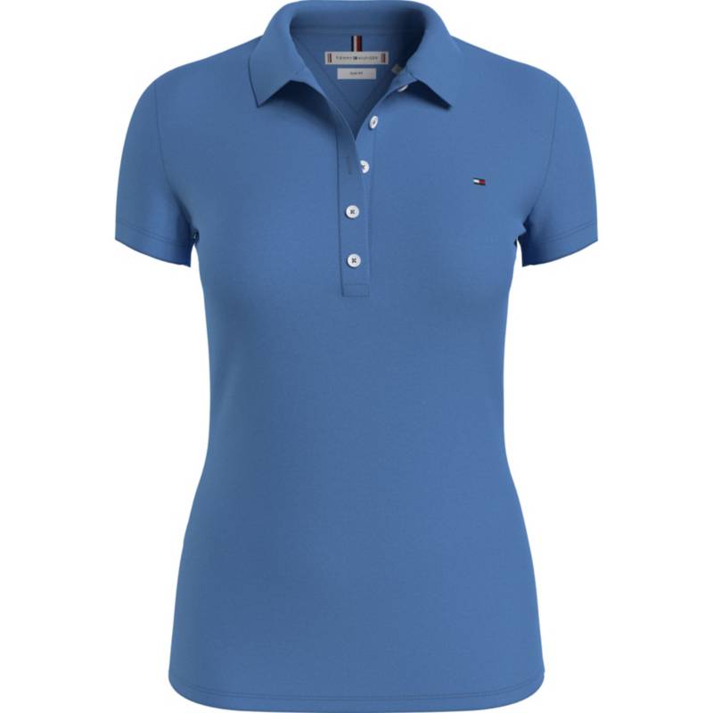 Polo De Corte Slim Mujer Azul Tommy Hilfiger TOMMY HILFIGER