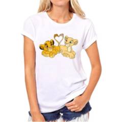 GENERICO - Camiseta mujer con estilo Rey leon