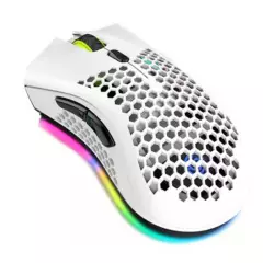 GENERICO - Mouse Gamer Inalámbrico K-Snake Bm600 Blanco